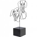 Déco Wire visages chiens Kare Design