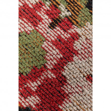 Tapis noir fleurs 240x170cm Kare Design