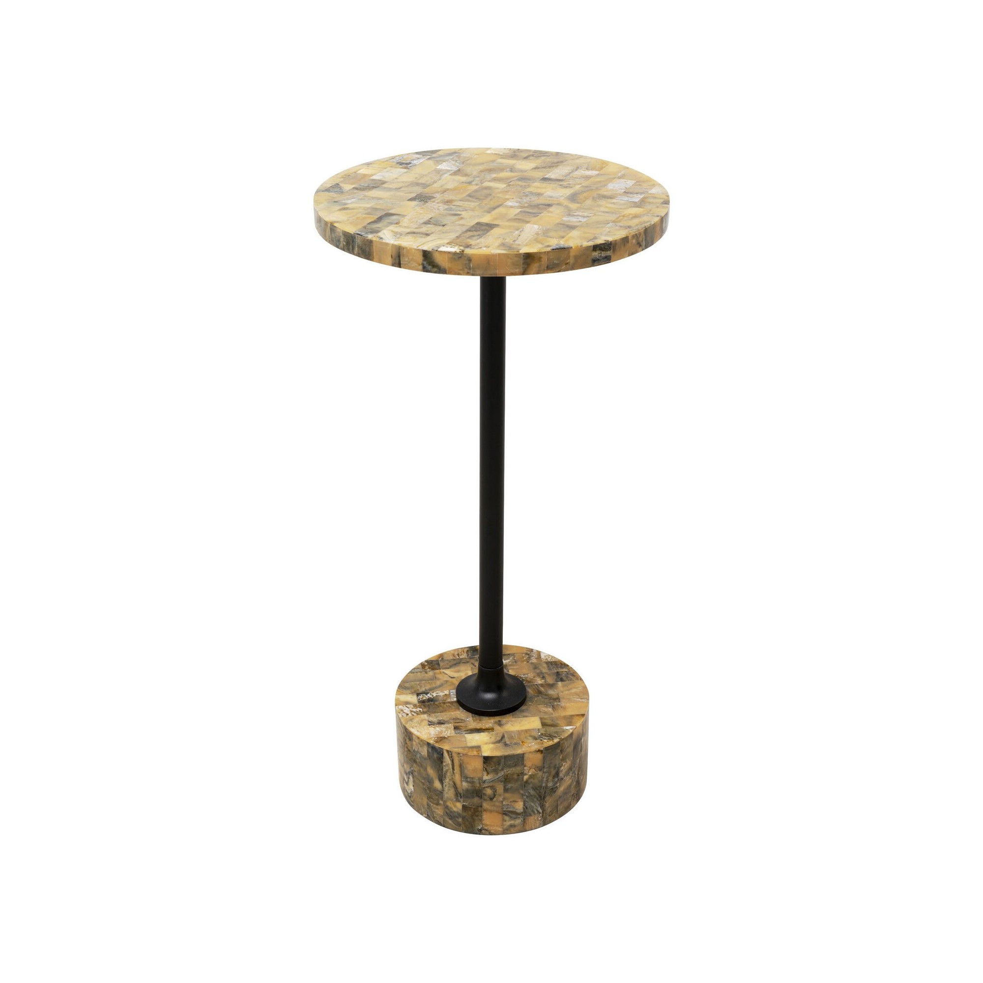 Table d'appoint Domero Mosaic marron 25cm Kare Design