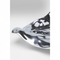 Coupe Jade argentée 48x22cm Kare Design