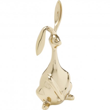 Déco lapin doré 52cm Kare Design