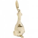 Déco lapin doré 52cm Kare Design