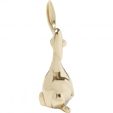 Déco lapin doré 52cm Kare Design