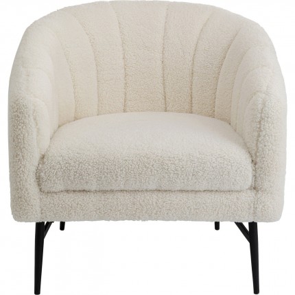 Fauteuil Marylin crème Kare Design Fauteuil Marylin crème Kare Design