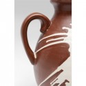 Vase Mara marron et blanc Kare Design