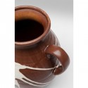 Vase Mara marron et blanc Kare Design