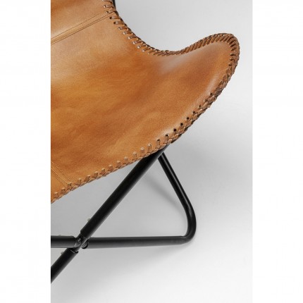 Fauteuil California marron kare Design