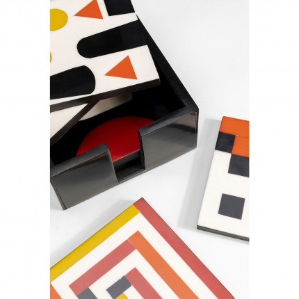 Dessous de verre Artistic set de 6 Kare Design