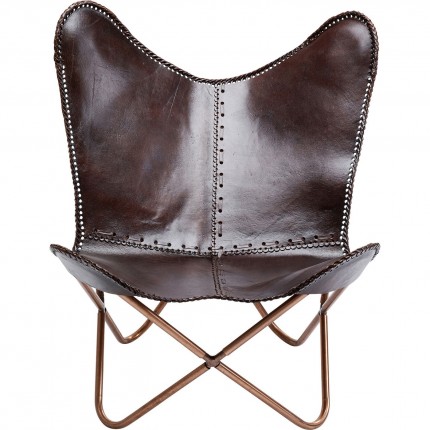 Fauteuil Butterfly Brown Kare Design Fauteuil Butterfly Brown Kare Design