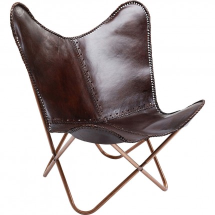 Fauteuil Butterfly Brown Kare Design