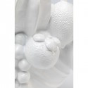  Vase femme fruits blanc 37cm Kare Design