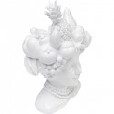  Vase femme fruits blanc 37cm Kare Design