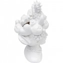  Vase femme fruits blanc 37cm Kare Design