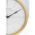 Horloge de table Circle dorée 21cm Kare Design