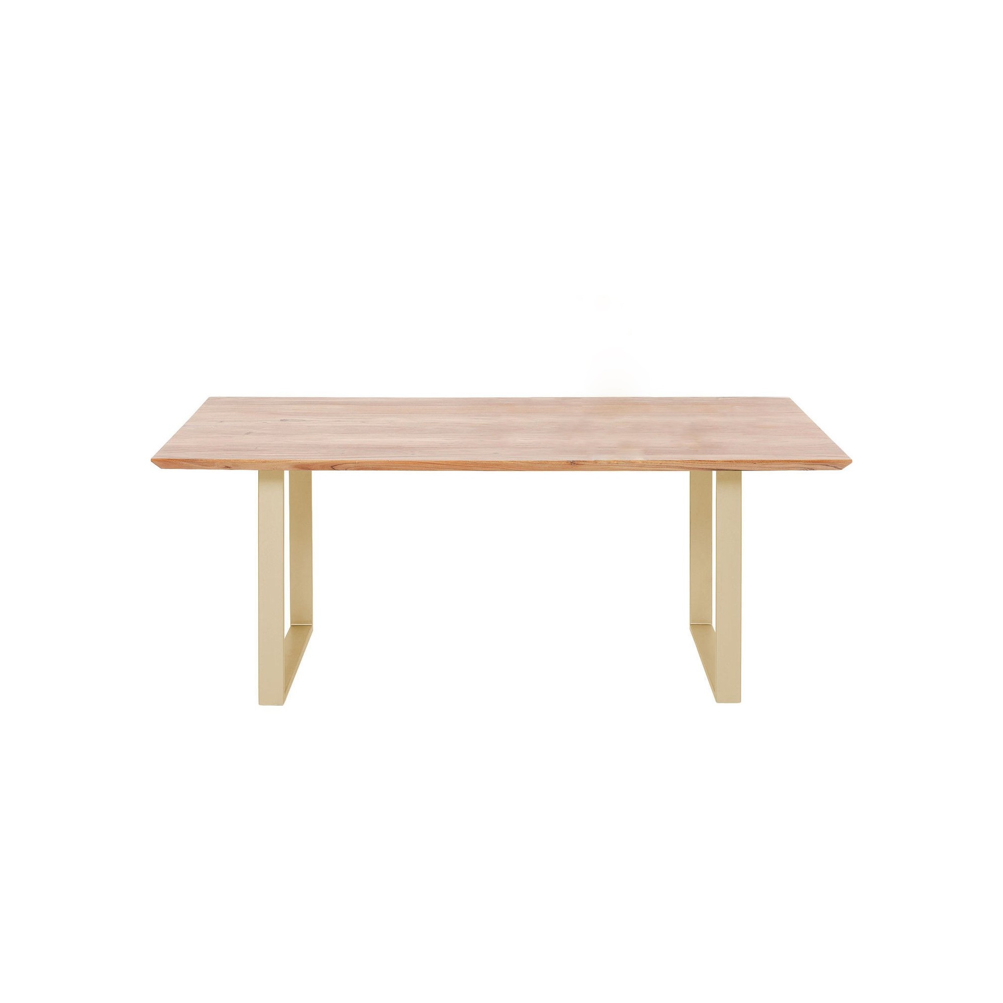 Table Symphony acacia laiton 200x100cm Kare Design
