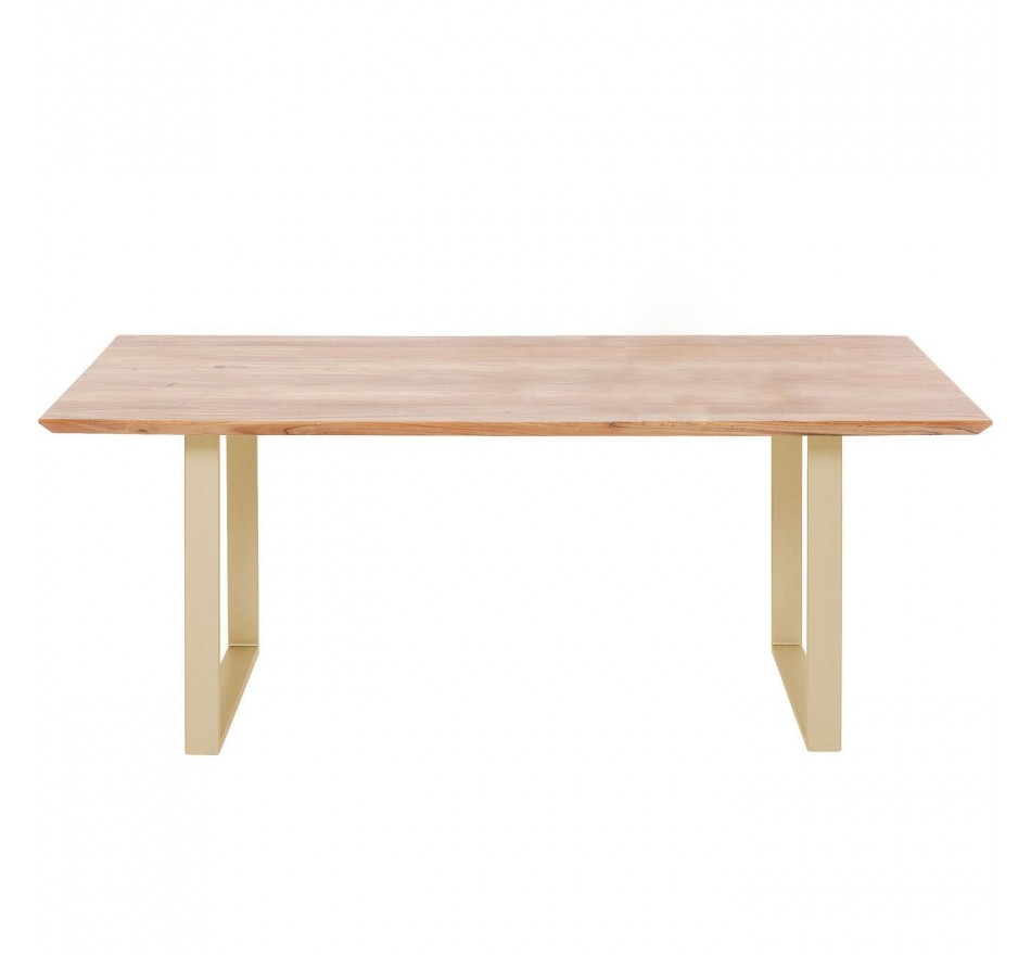 Table Symphony 180x90cm acacia gold Kare Design Table Symphony 180x90cm acacia gold Kare Design