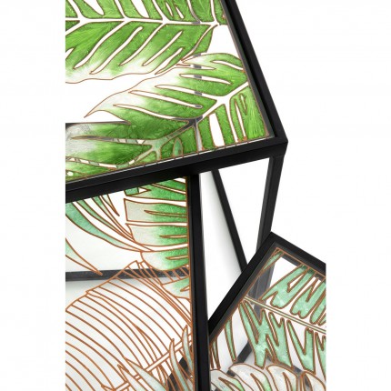 Tables d'appoint Jungle set de 3 Kare Design