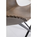 Fauteuil California marron foncé Kare Design