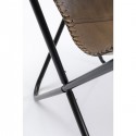 Fauteuil California marron foncé Kare Design