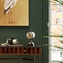 Horloge de table Maritim noire Kare Design