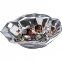 Coupe Jade argentée 30x12cm Kare Design