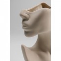 Vase Body Art blanc 18cm Kare Design