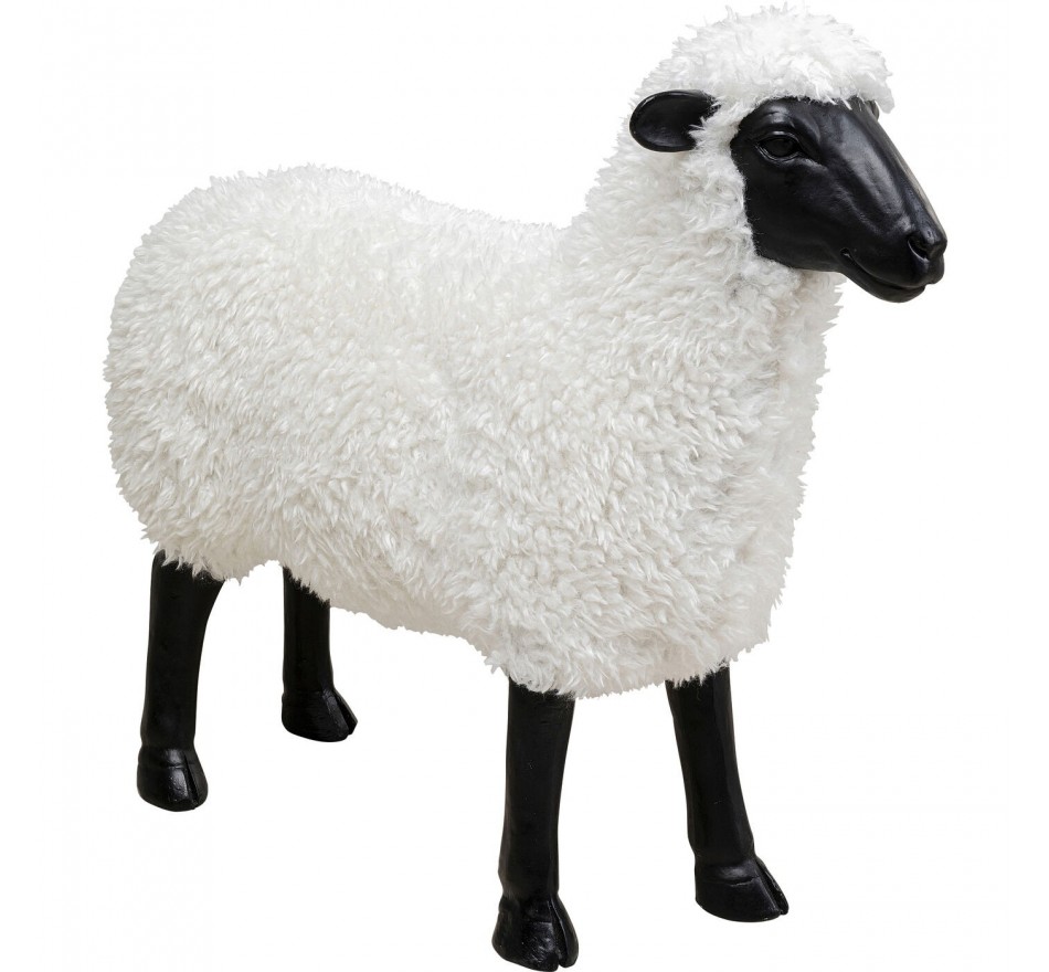 Déco mouton blanc 73cm Kare Design