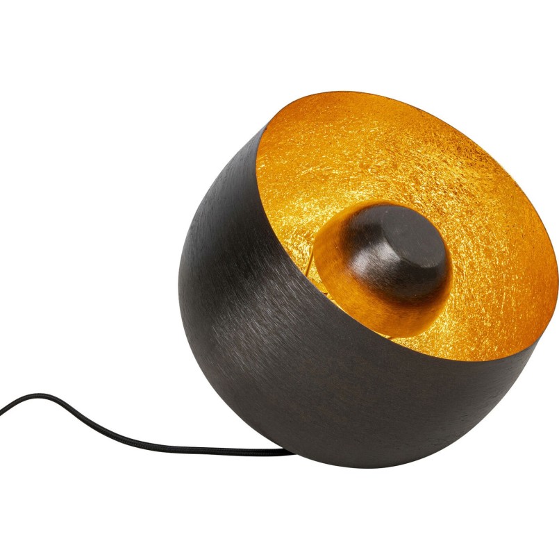 Lampe Apollon Smooth noire 28cm Kare Design