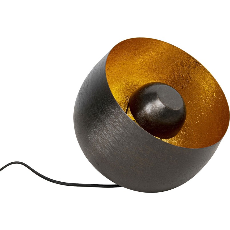Lampe de sol Apollon Smooth noir Ø28cm