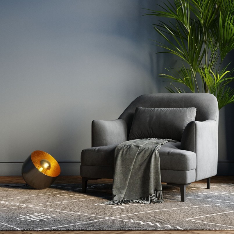 Lampe Apollon Smooth noire 28cm Kare Design