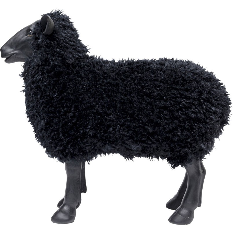 Figurine décorative Bathilde noir 48cm