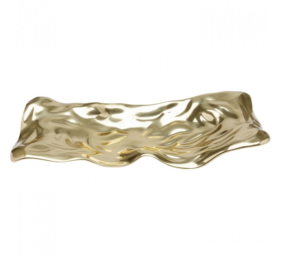 Coupe Jade dorée 48x22cm Kare Design