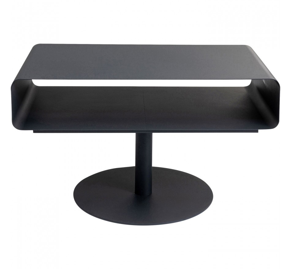 Meuble TV Lounge gris sur pied Kare Design