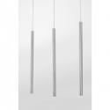 Suspension Living Vegas 5 tubes chromée Kare Design