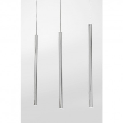 Suspension Living Vegas 5 tubes chromée Kare Design
