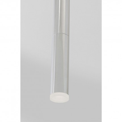 Suspension Living Vegas 5 tubes chromée Kare Design