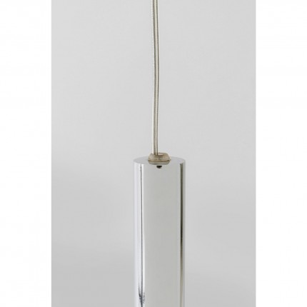 Suspension Living Vegas 5 tubes chromée Kare Design