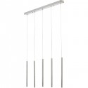 Suspension Living Vegas 5 tubes chromée Kare Design