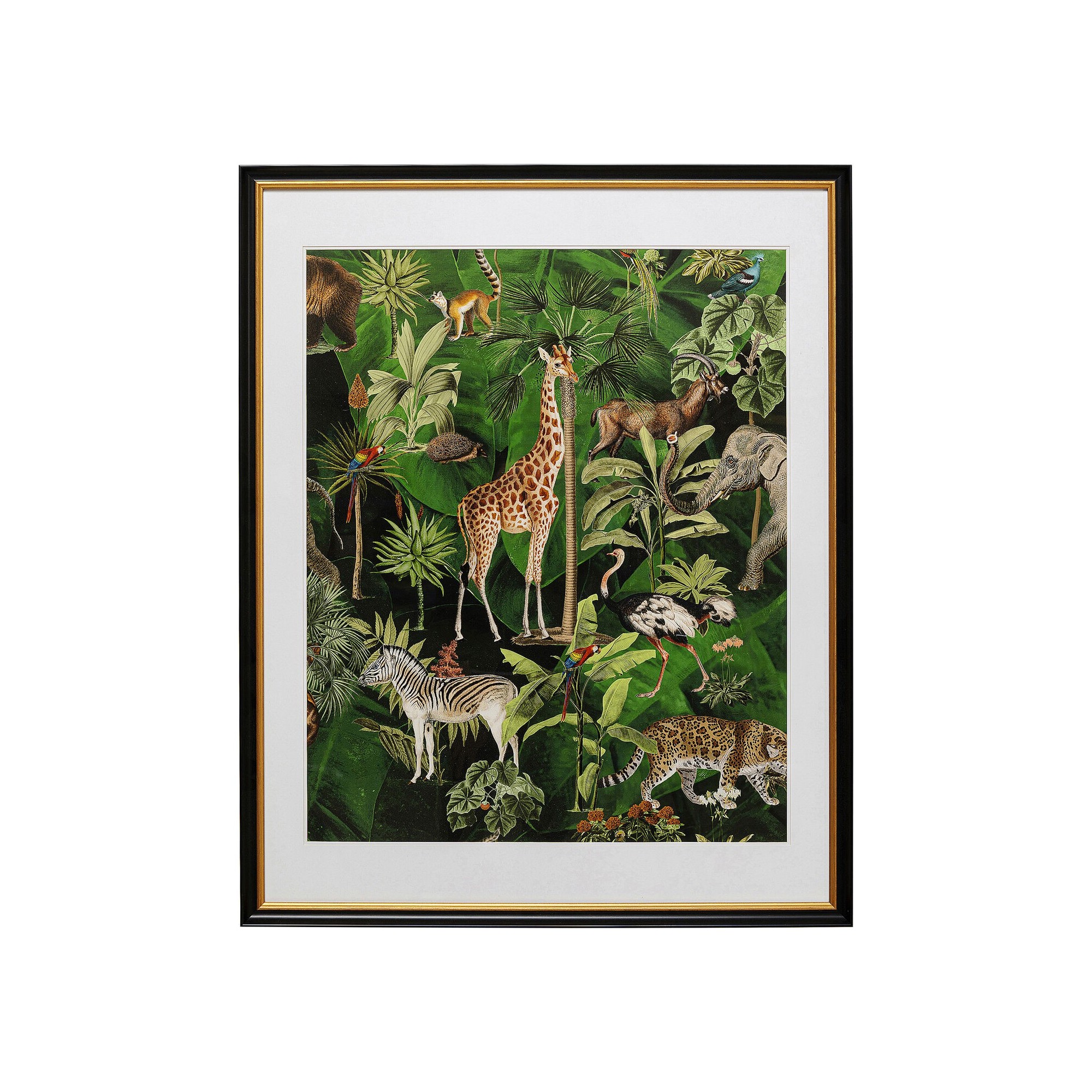 Tableau Frame animaux savane 80x100cm Kare Design