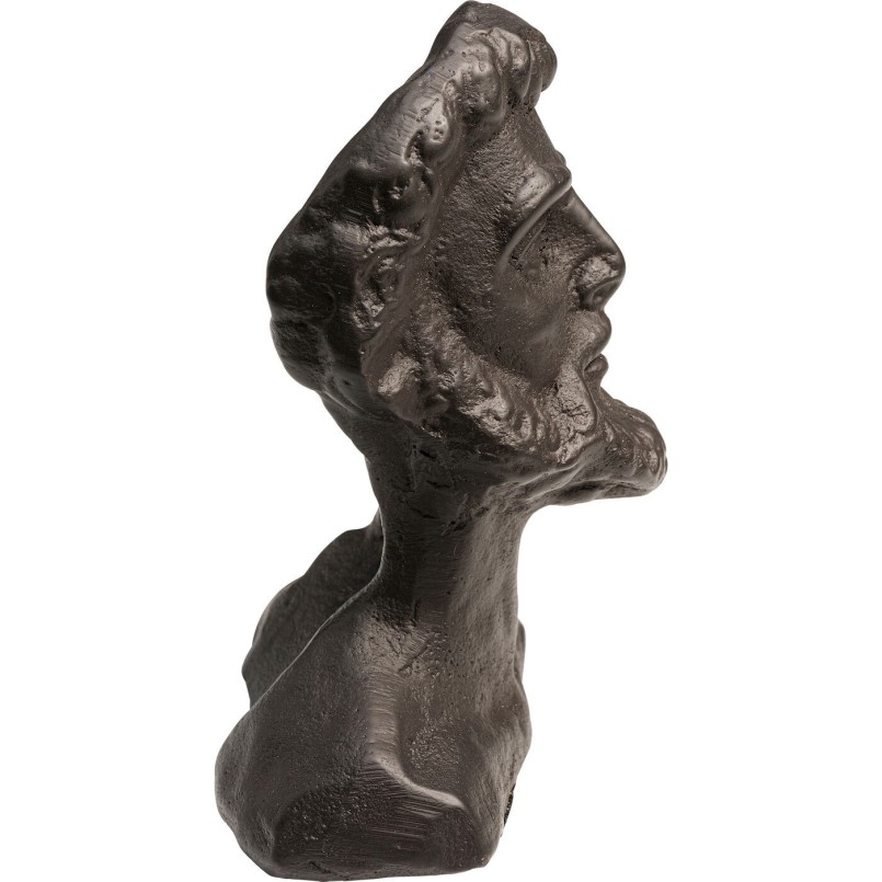 Objet décoratif Bearded Man anthracite 11cm