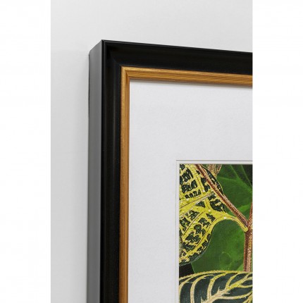 Affiche encadrée oiseaux et feuilles 80x100cm Kare Design