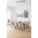 Suspension Living Vegas chrome LED Kare Design