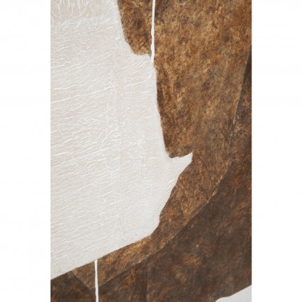 Peinture Essence Geo marron 60x120cm Kare Design