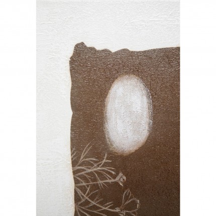 Peinture Essence Lines marron 60x120cm Kare Design
