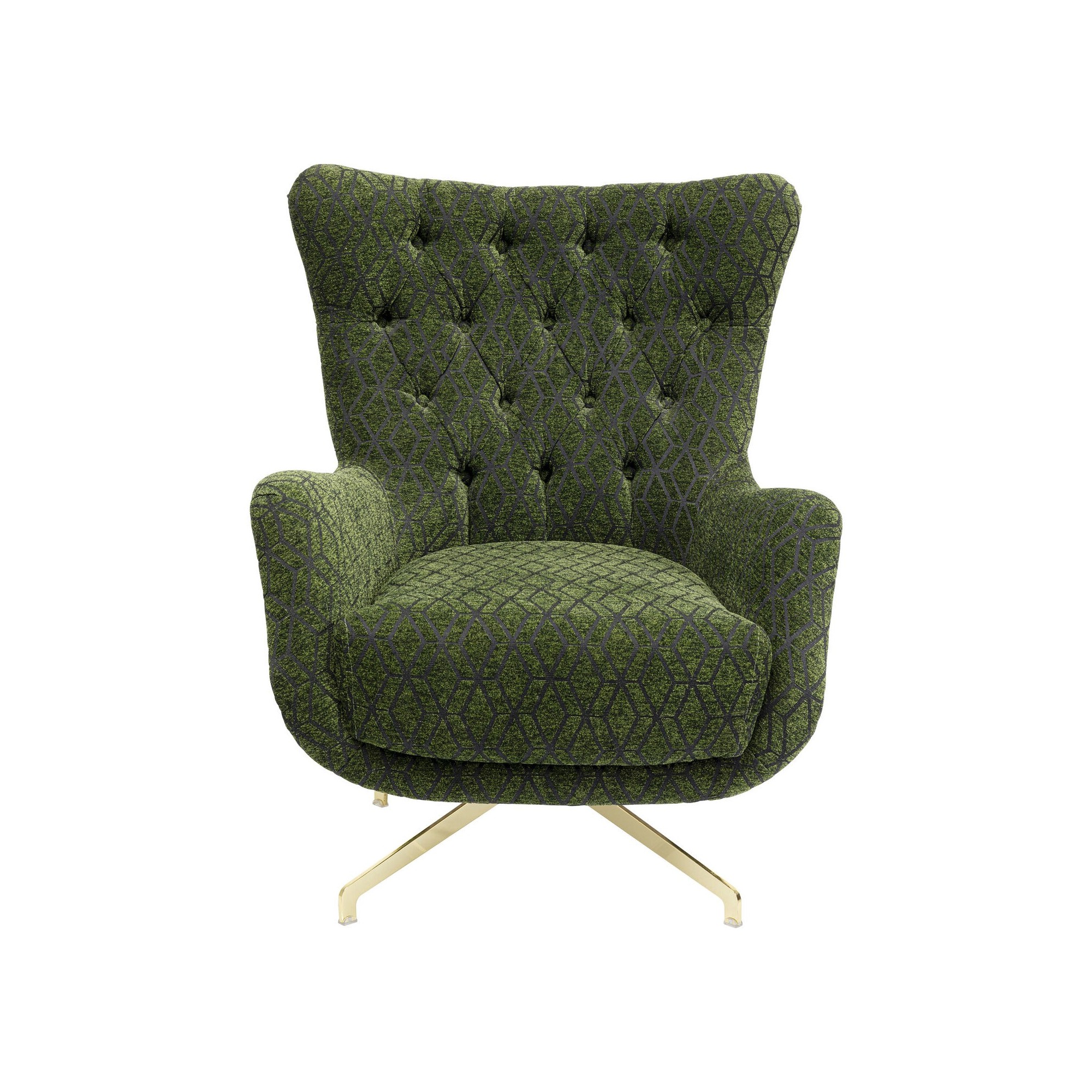 Fauteuil pivotant Bellini vert Kare Design