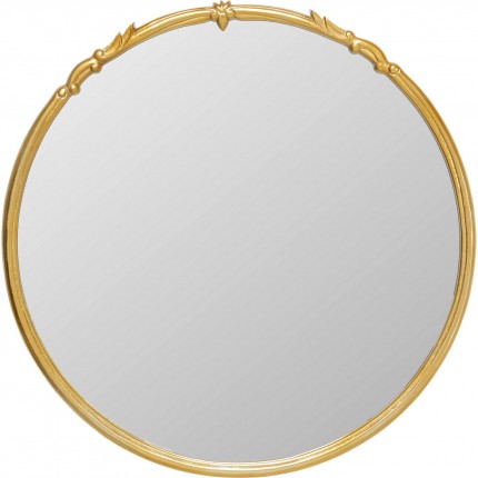 Miroir Cassandra 80cm doré Kare Design