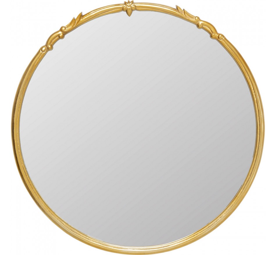 Miroir Cassandra 80cm doré Kare Design