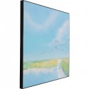 Peinture oiseaux en vol 120x120cm Kare Design