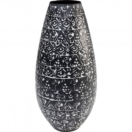 Vase Sketch noir 41cm Kare Design