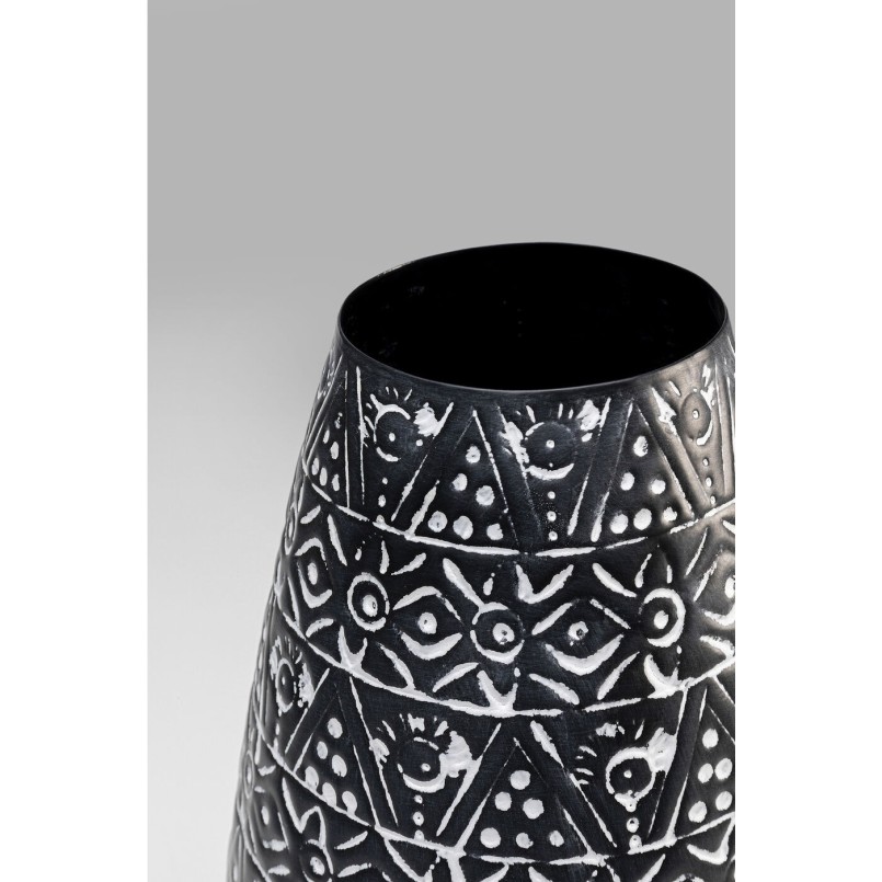 Vase Sketch noir 41cm Kare Design